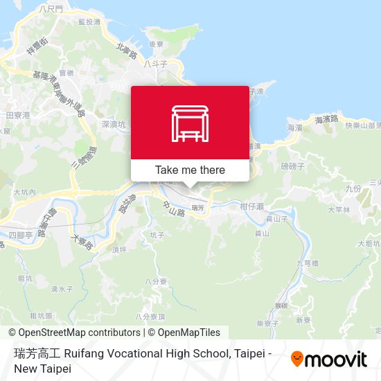 瑞芳高工 Ruifang Vocational High School map