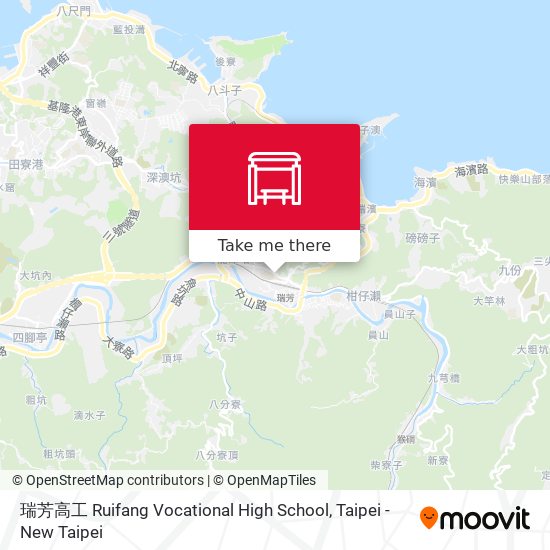 瑞芳高工 Ruifang Vocational High School map