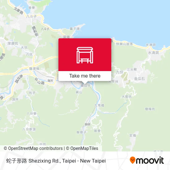 蛇子形路 Shezixing Rd. map