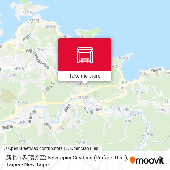 新北市界(瑞芳區) Newtapiei City Line (Ruifang Dist.) map