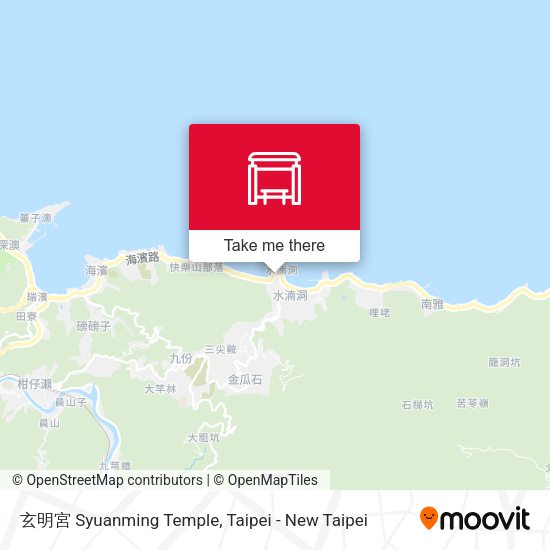 玄明宮 Syuanming Temple map