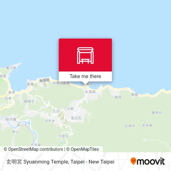 玄明宮 Syuanming Temple map