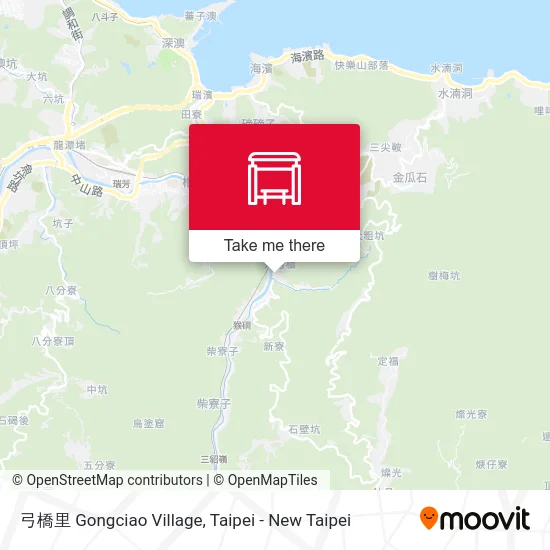 弓橋里 Gongciao Village map