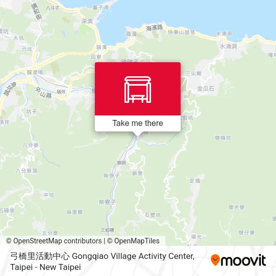 弓橋里活動中心 Gongqiao Village Activity Center map