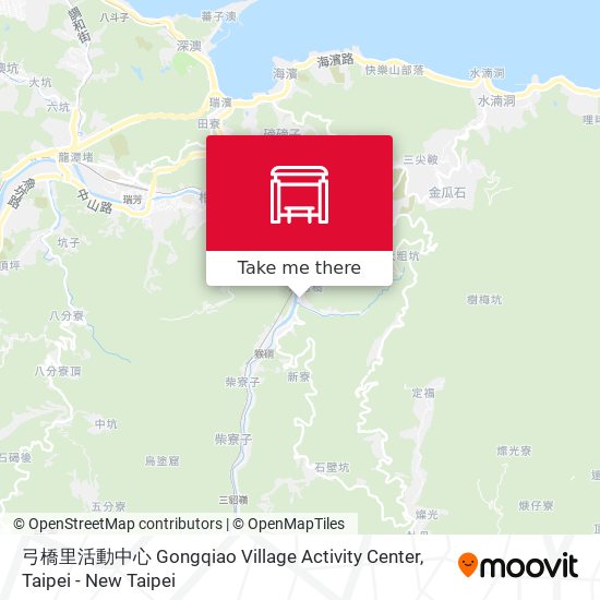 弓橋里活動中心 Gongqiao Village Activity Center map