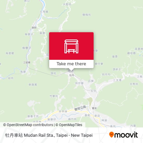 牡丹車站 Mudan Rail Sta.地圖