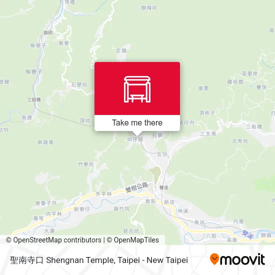 聖南寺口 Shengnan Temple map