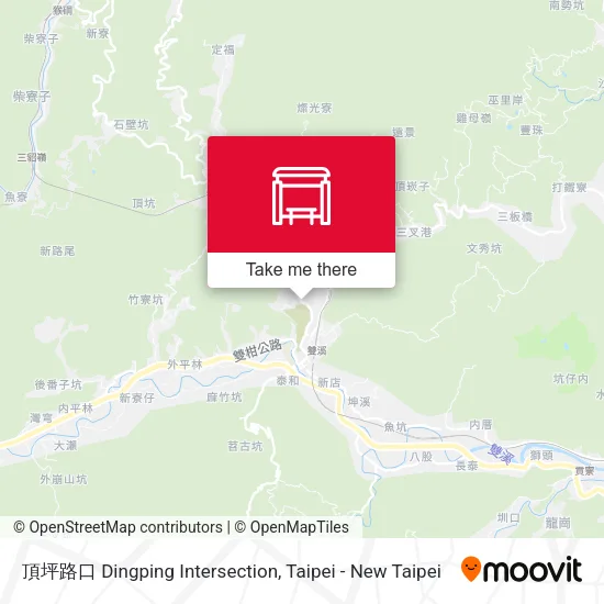 頂坪路口 Dingping Intersection map