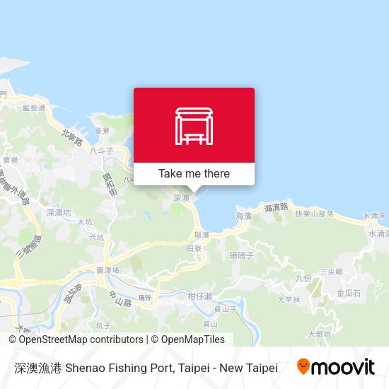 深澳漁港 Shenao Fishing Port map