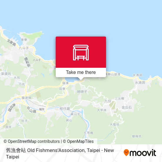 舊漁會站 Old Fishmens’Association map