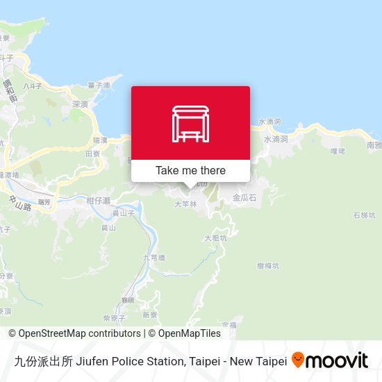 九份派出所 Jiufen Police Station map