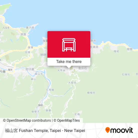福山宮 Fushan Temple map