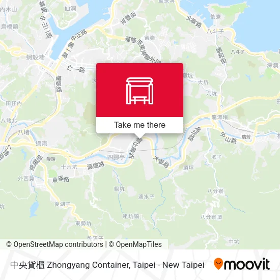中央貨櫃 Zhongyang Container map