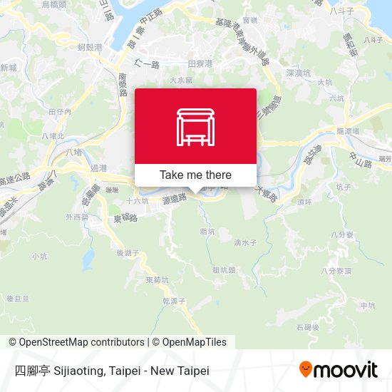 四腳亭 Sijiaoting map