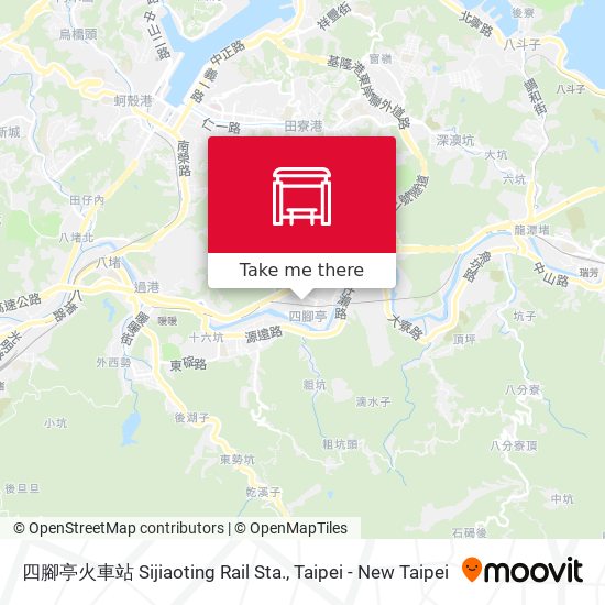 四腳亭火車站 Sijiaoting Rail Sta. map