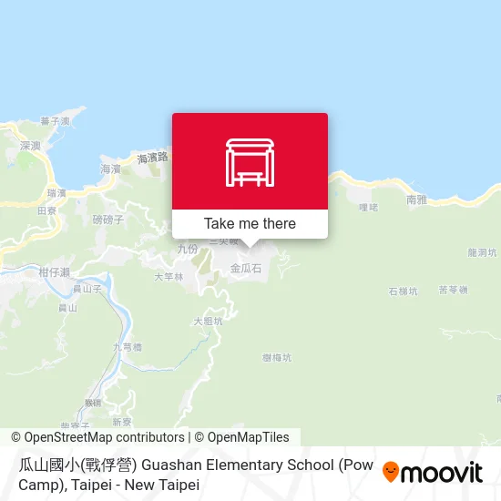 瓜山國小(戰俘營) Guashan Elementary School (Pow Camp) map
