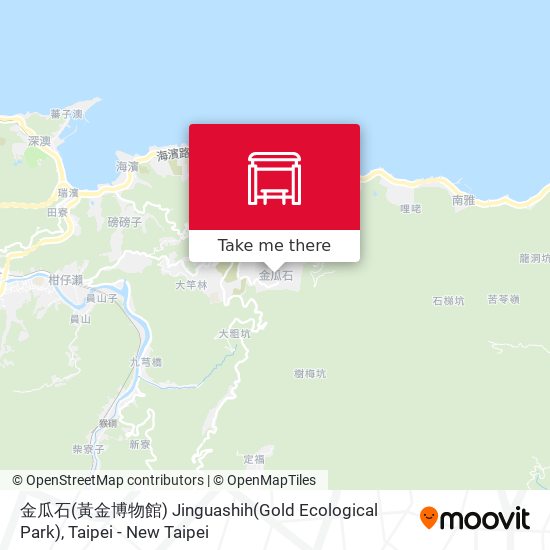 金瓜石(黃金博物館) Jinguashih(Gold Ecological Park) map
