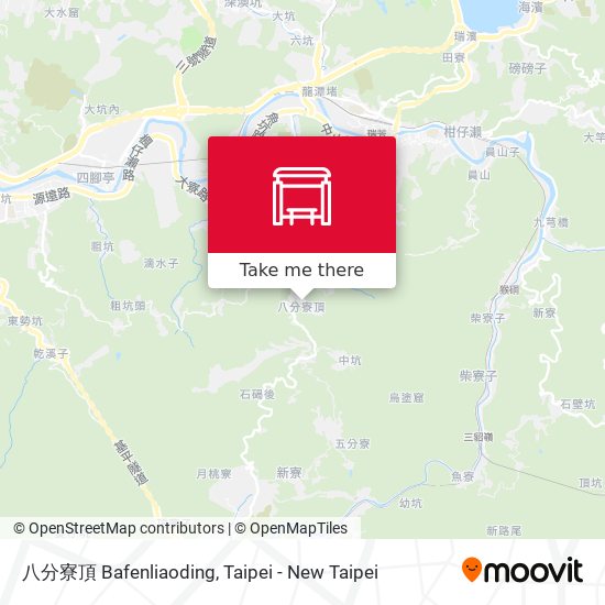 八分寮頂 Bafenliaoding map
