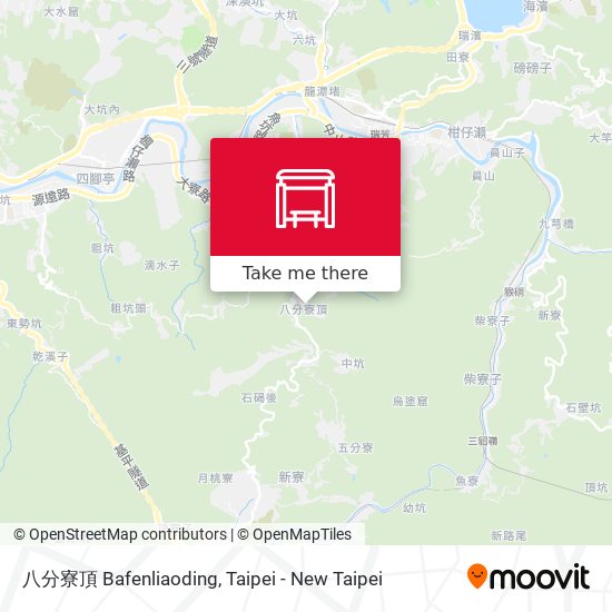 八分寮頂 Bafenliaoding map