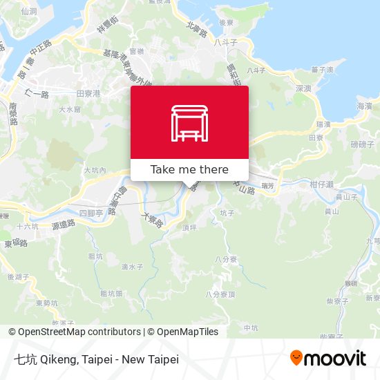 七坑 Qikeng地圖