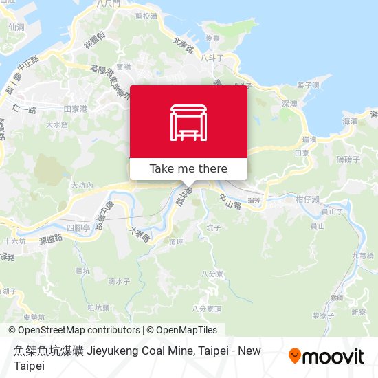 魚桀魚坑煤礦 Jieyukeng Coal Mine地圖