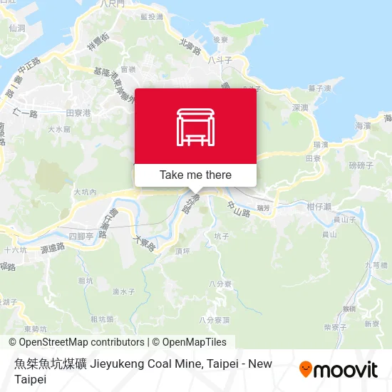 魚桀魚坑煤礦 Jieyukeng Coal Mine map