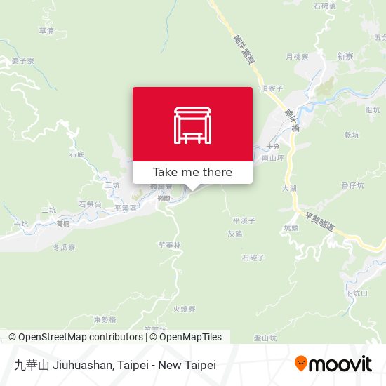 九華山 Jiuhuashan map