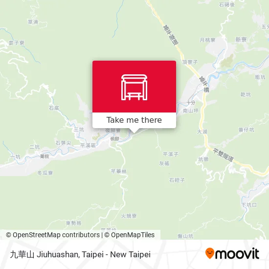 九華山 Jiuhuashan地圖
