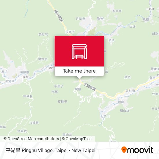 平湖里 Pinghu Village map
