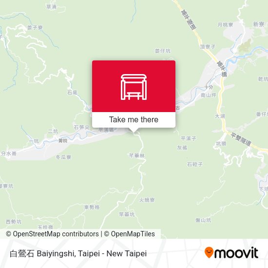 白鶯石 Baiyingshi map