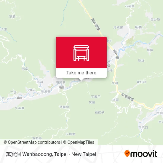 萬寶洞 Wanbaodong map