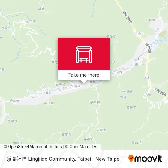 嶺腳社區 Lingjiiao Community map