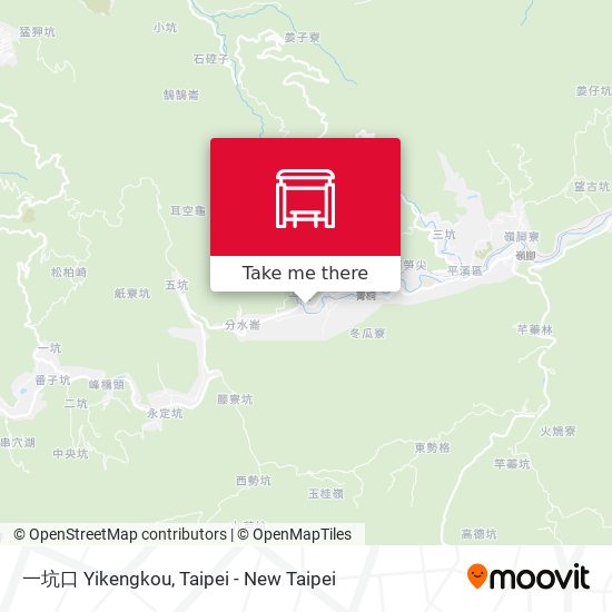 一坑口 Yikengkou map