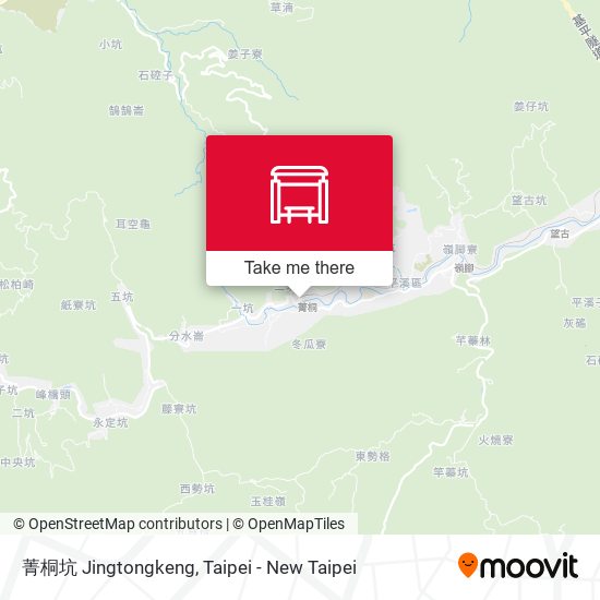 菁桐坑 Jingtongkeng map