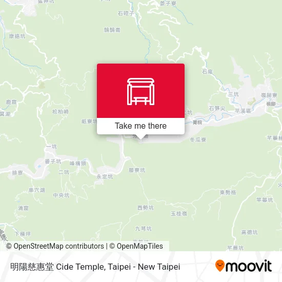 明陽慈惠堂 Cide Temple map