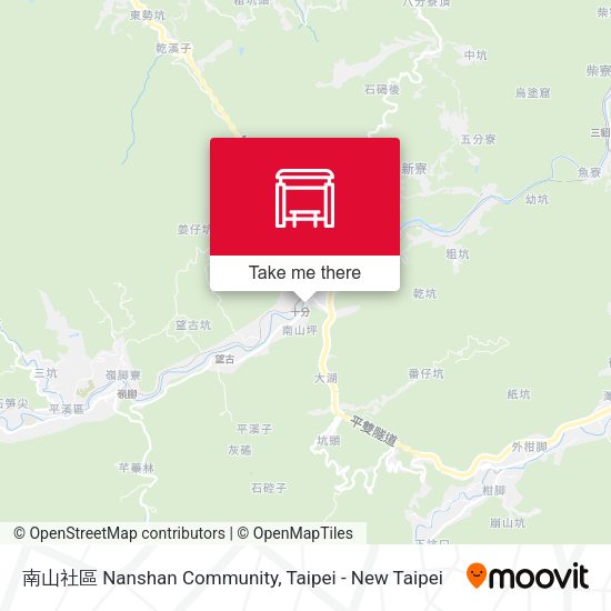 南山社區 Nanshan Community map