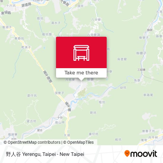 野人谷 Yerengu map