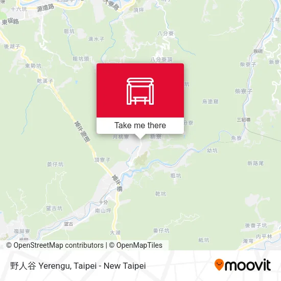 野人谷 Yerengu map