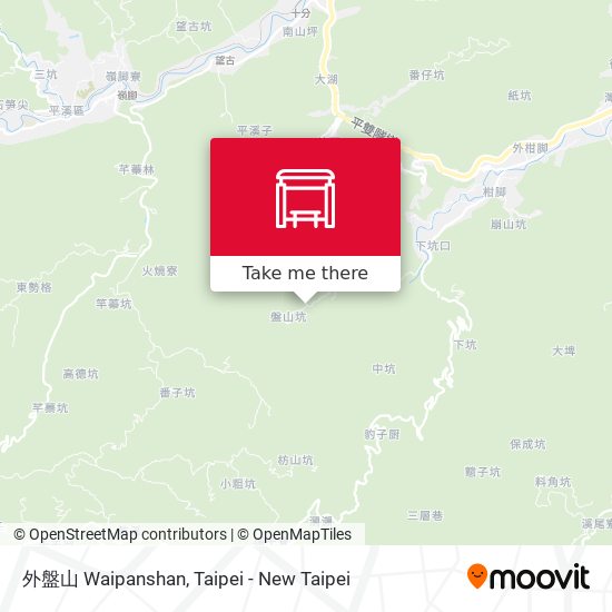 外盤山 Waipanshan map