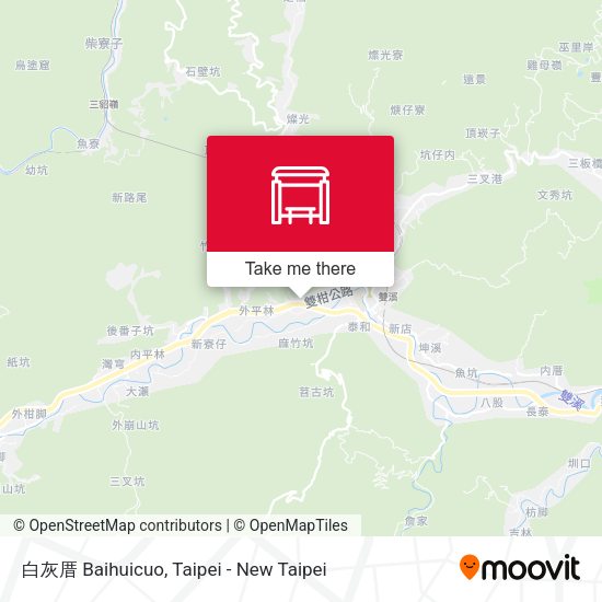 白灰厝 Baihuicuo map