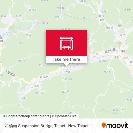 吊橋頭 Suspension Bridge map