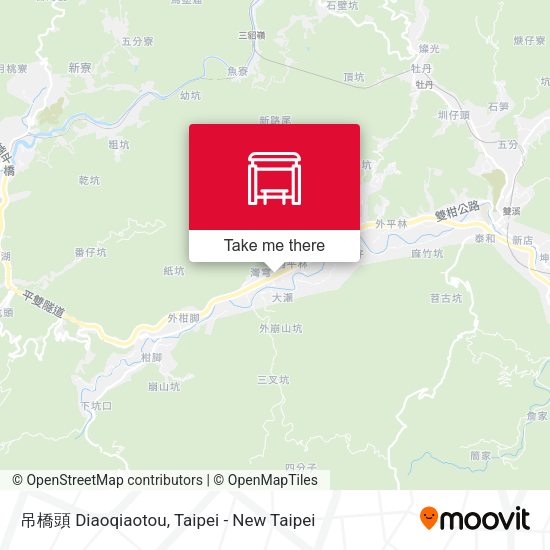 吊橋頭 Diaoqiaotou map