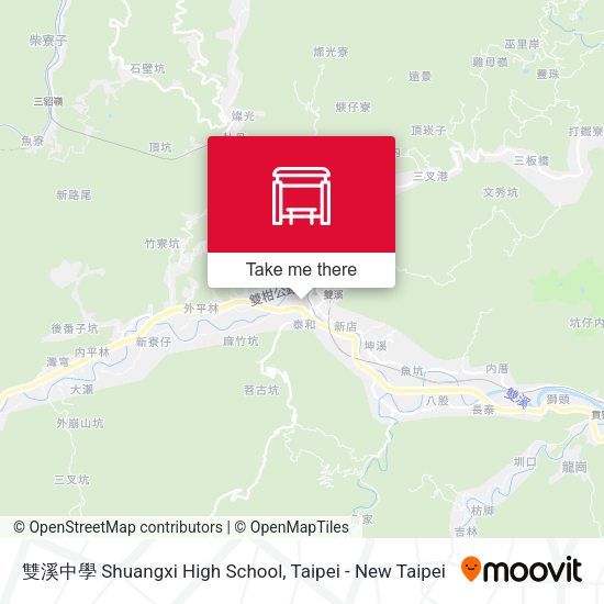 雙溪中學 Shuangxi High School map