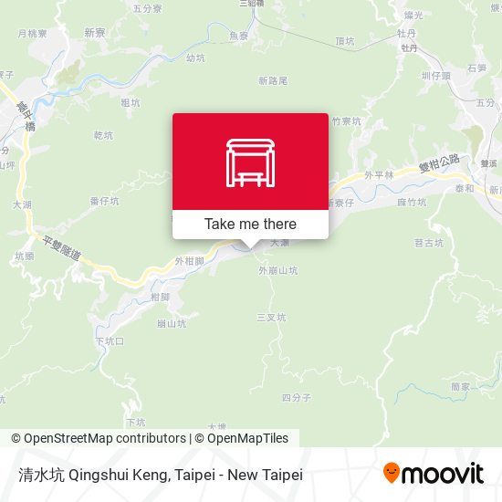 清水坑 Qingshui Keng map