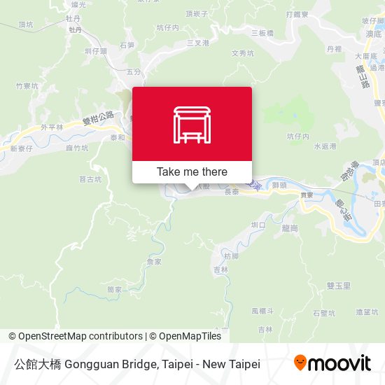 公館大橋 Gongguan Bridge地圖