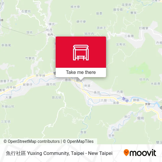 魚行社區 Yuxing Community map