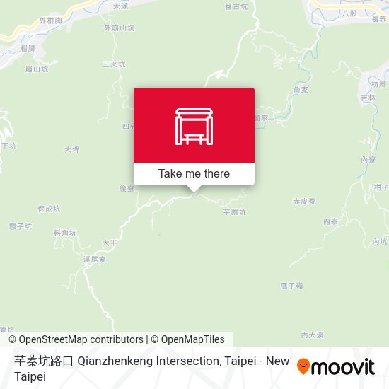 芊蓁坑路口 Qianzhenkeng Intersection map
