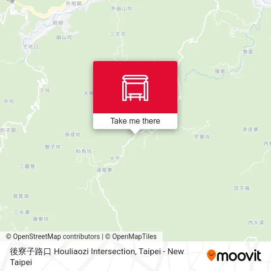 後寮子路口 Houliaozi Intersection map