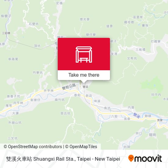 雙溪火車站 Shuangxi Rail Sta. map