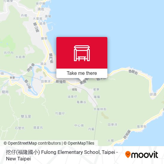 挖仔(福隆國小) Fulong Elementary School map